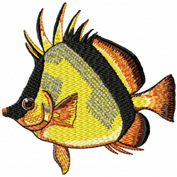 Fishes Embroidery Design 5 Fishes Embroidery Design 5